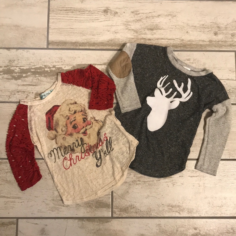 Girls Christmas tee bundle